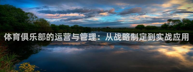 必一运动体育：体育俱乐部的运营与管理：从战略制定到实战应用